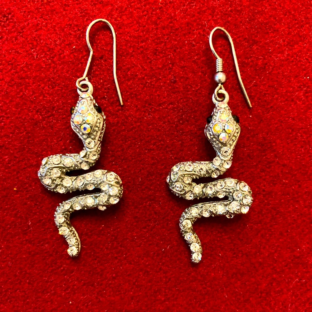 Bejeweled SNAKE 🐍 Earrings